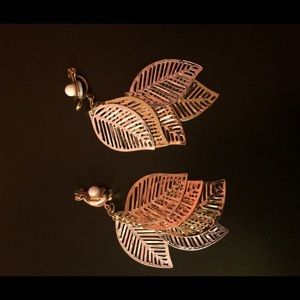 Clip on dangle earrings