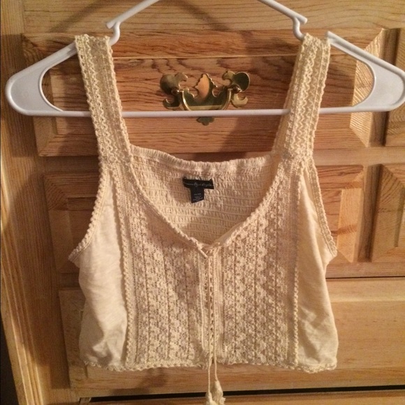 American Eagle Crochet Crop Top
