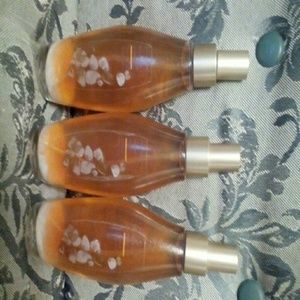 Bath and Body Works Sensual Amber Shimmer Mists x3