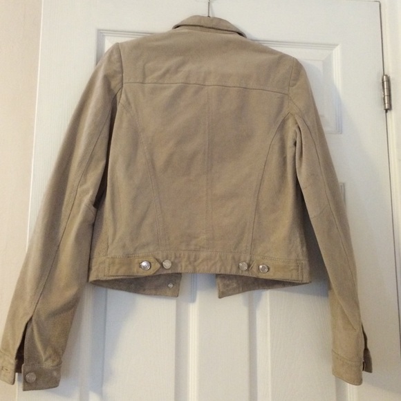 Zara trafaluc Suede Leather Jacket - Picture 2 of 8