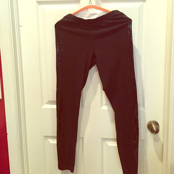 Sequin side stripe medium leggings from joe boxer