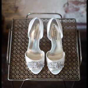Kate Preston jeweled beauty heels, 7.5