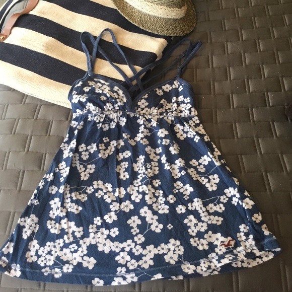 Hollister Navy/White Cami