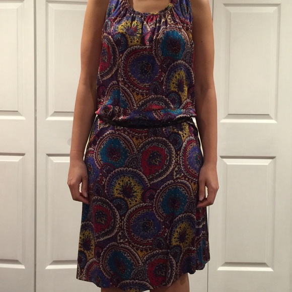 Silk Racer back dress