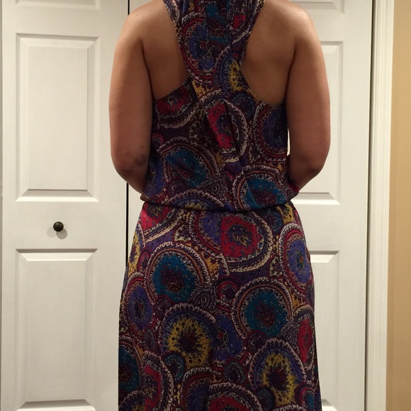 Silk Racer back dress - Picture 2 of 2