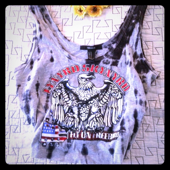 Lynard Skynard crop top