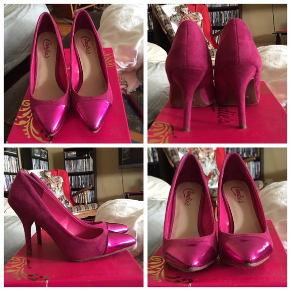 Candies Pink Heels - Picture 2 of 3