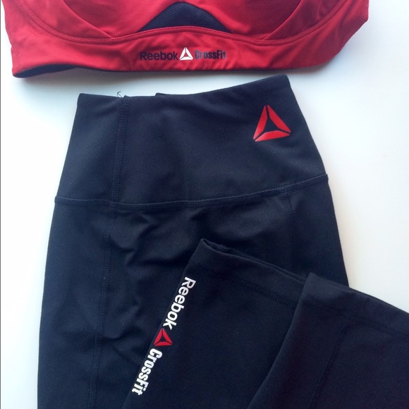 Reebok CrossFit wide leg pant-size small-black