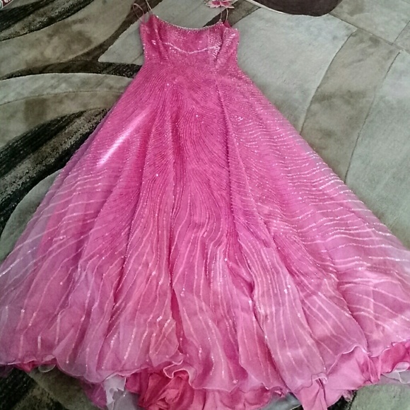 Pink ball gown worn once