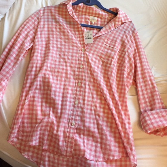 J. Crew plaid button down