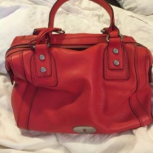 Fossil duffel satchel