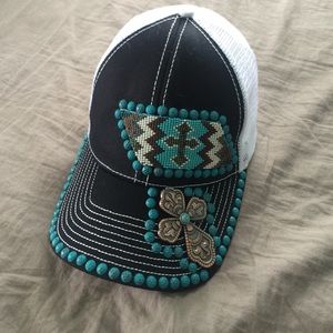 Safari Girl beaded hat