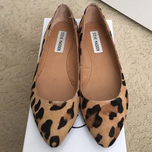 Steve Madden leopard flats