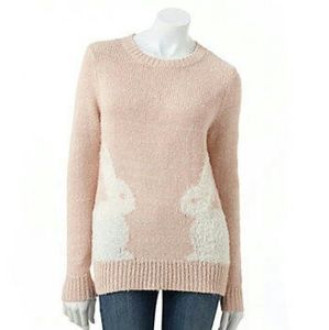 LC Lauren Conrad Bunny Sweater