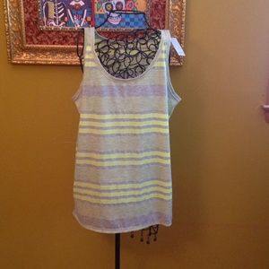 Lane Bryant green and gray tank top