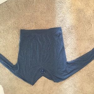 American Eagle silver pinstriped shirt