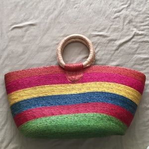 Straw Beach Bag