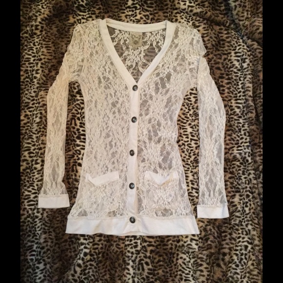Lace sweater