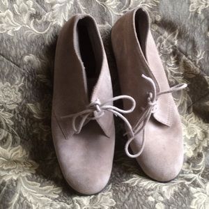 Suede ankle boots