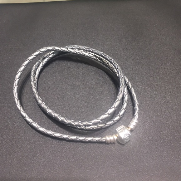 Pandora gray triple bracelet