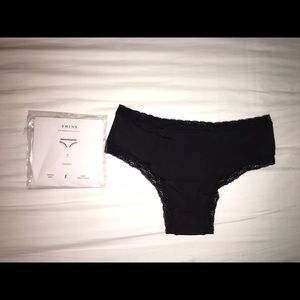 Thinx cheekys black XS medium days