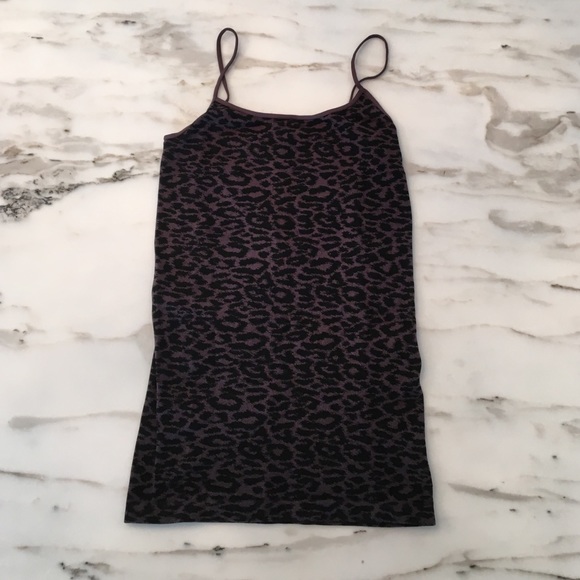 Leopard Spaghetti Strap Tank Top