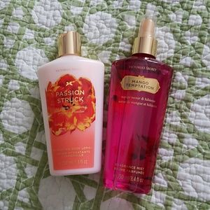 Victorias Secret lotion and perfume
