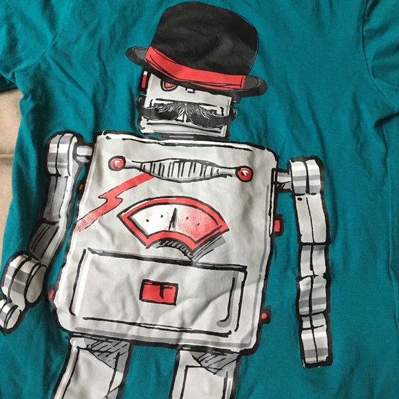 Boys 2t robot shirt boys clothes - Picture 2 of 4