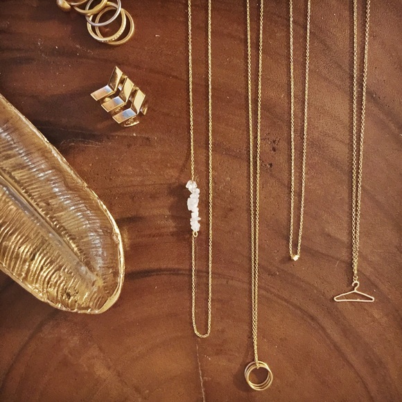 Jewelry - Delicate Moonstone Slide Necklace