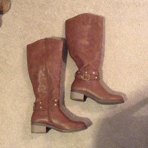 Brown Cowgirl boots tall