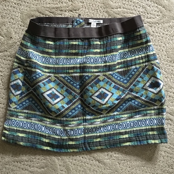 American Eagle tribal print mini skirt