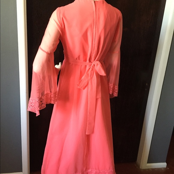 Vintage Dresses Vintage Coral Dress Poshmark