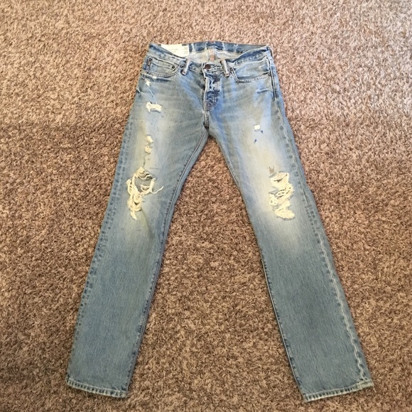 Men's Abercrombie & Fitch Ripped Denim