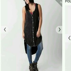 Marble look tunic tank