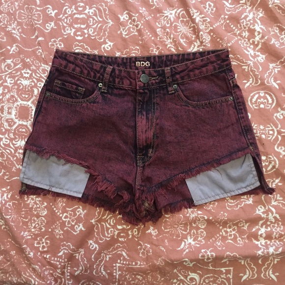 BDG Pants - BDG Hi Rise "Lou" Hi-Low Shortie RESERVED