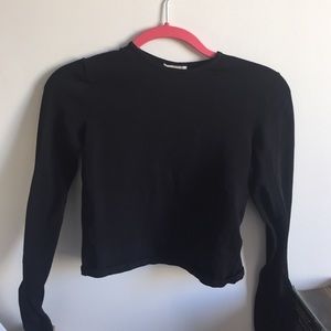 H&M Cropped High Neck Sweater