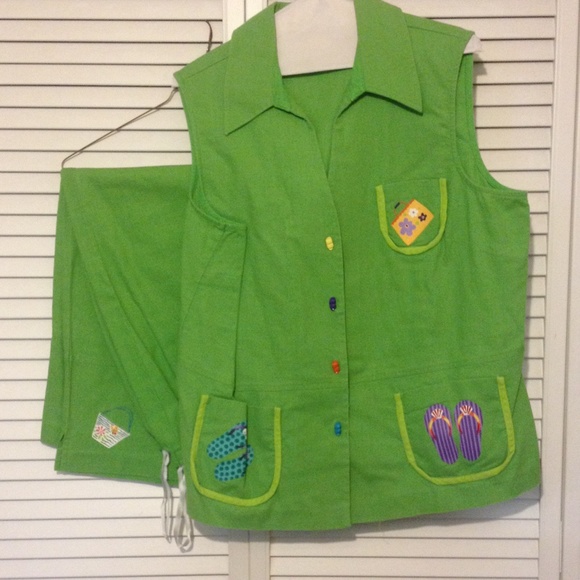 Summer Vest/Capri set