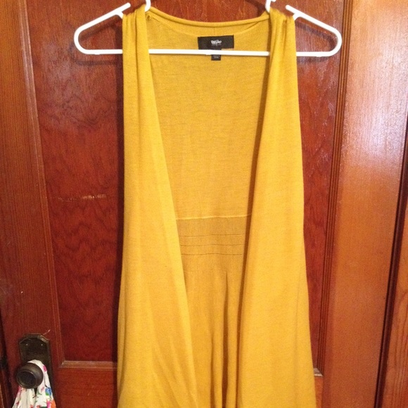 Mossimo Mustard Yellow Vest-SZ M-Never Worn