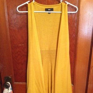 Mossimo Mustard Yellow Vest-SZ M-Never Worn