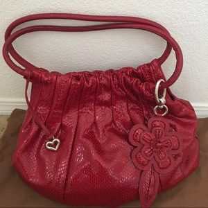 Brighton snake embossed hobo