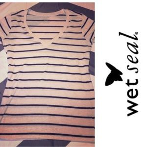 🤓 WHITE AND GREY V-Neck