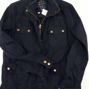 J. Crew field boyfriend jacket - navy blue