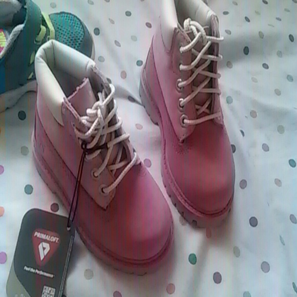 Pink Timberlands