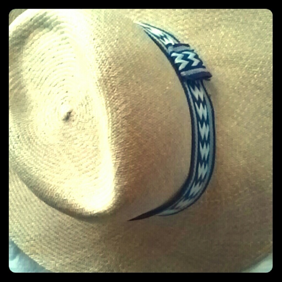 vintage straw hat beautifully hand woven
