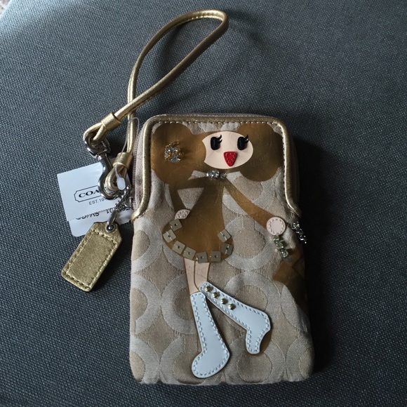 Limited edition coach wristlet