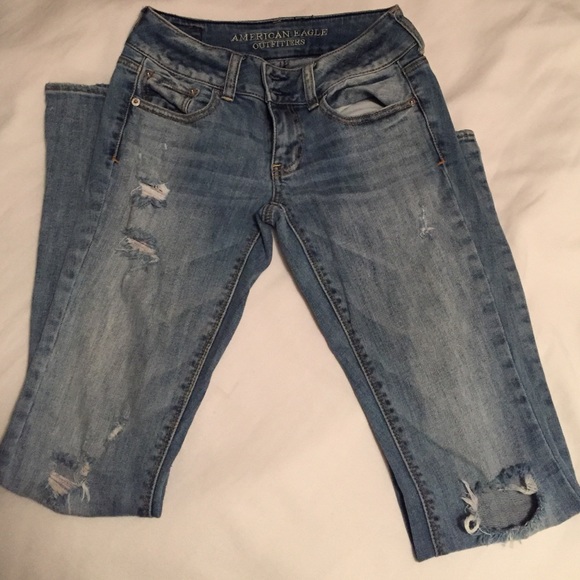 American eagle distressed artist jeans - Picture 1 of 3