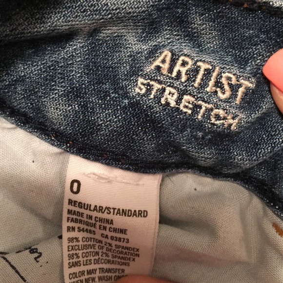American eagle distressed artist jeans - Picture 3 of 3