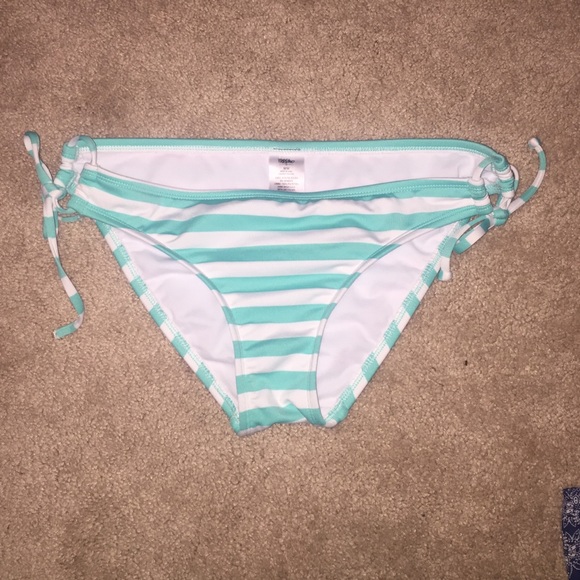 Striped Bathing Suit Bottoms
