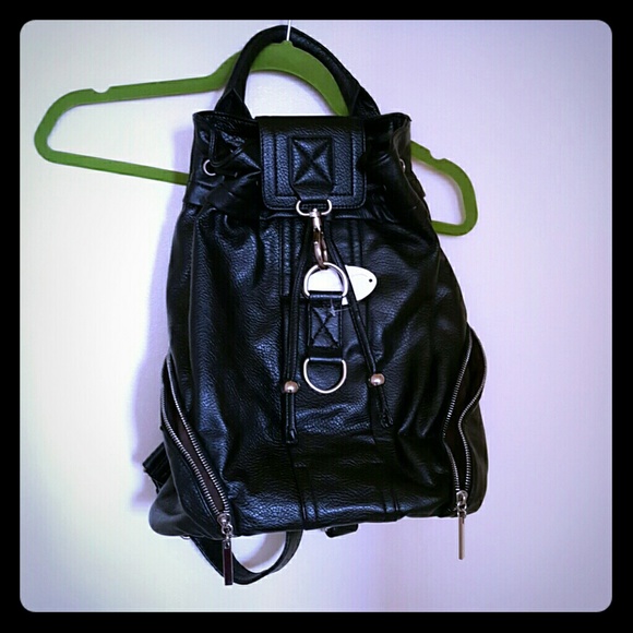 leather backpack