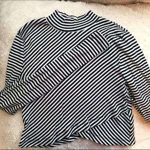 Free People Asymmetrical Crop Top